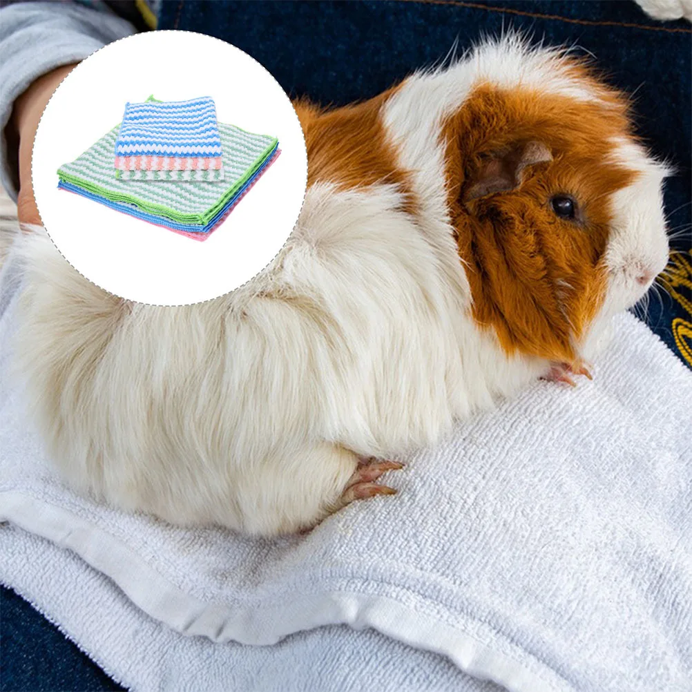 

12pcs Guinea Pig Blanket Soft Warm Pet Blanket For Small Animals Lightweight Cage Liner Suitable Hamster Rabbit Hedgehog