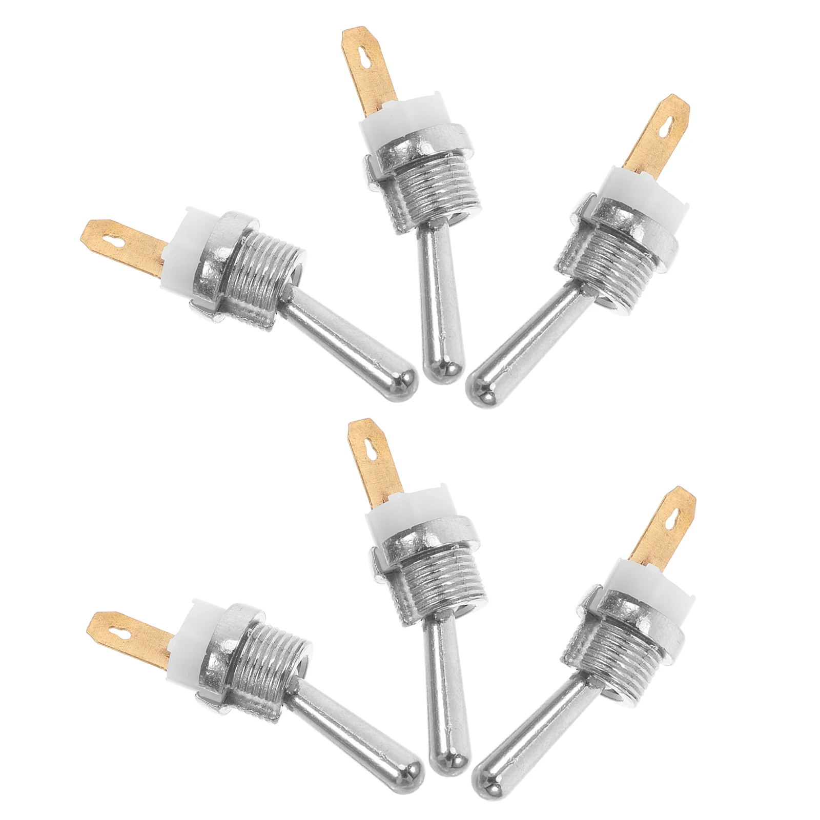 สวิตช์ตัดไฟเลื่อยโซ่โลหะแบบกดติดปล่อยดับ 6 ชิ้น สำหรับงานหนัก ใช้ได้กับหลายรุ่น ทนทาน เหมาะสำหรับฟาร์มและป่าไม้