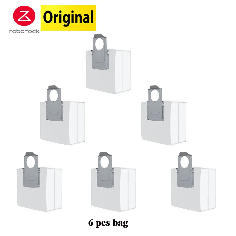 Original Roborock S7 MaxV Ultra Ersatzteile Filter Seite/Haupt Pinsel Mopp Tuch Staubbeutel S7maxv plus Roboter Staubsauger Zubehör