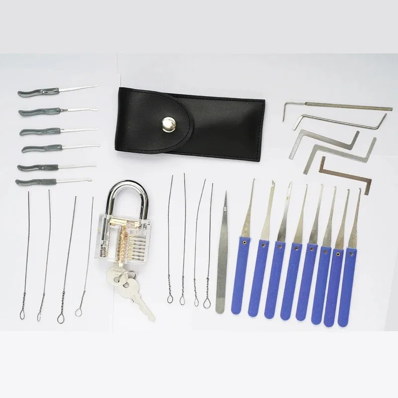 Lock Pick Set Broken Key Remove Auto Locksmith Tools Key Extractor Lock Picks Hand Tools