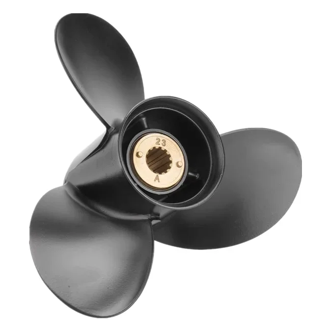 

Aluminum 115HP Outboard Motor Propeller For Engines 30-60 Hp,25hp Bigfoot(4 Stroke),13 Spline Tooth, RH,Hub Kits Installed