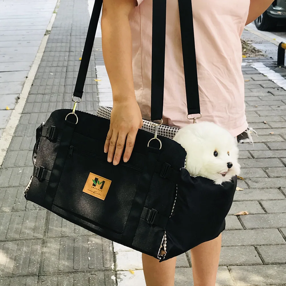 Cross Border Pet Backpack Dog Car Seat Safe Travel Cat Bed Portable Shoulder Bag For Dogs And Cats On The Go