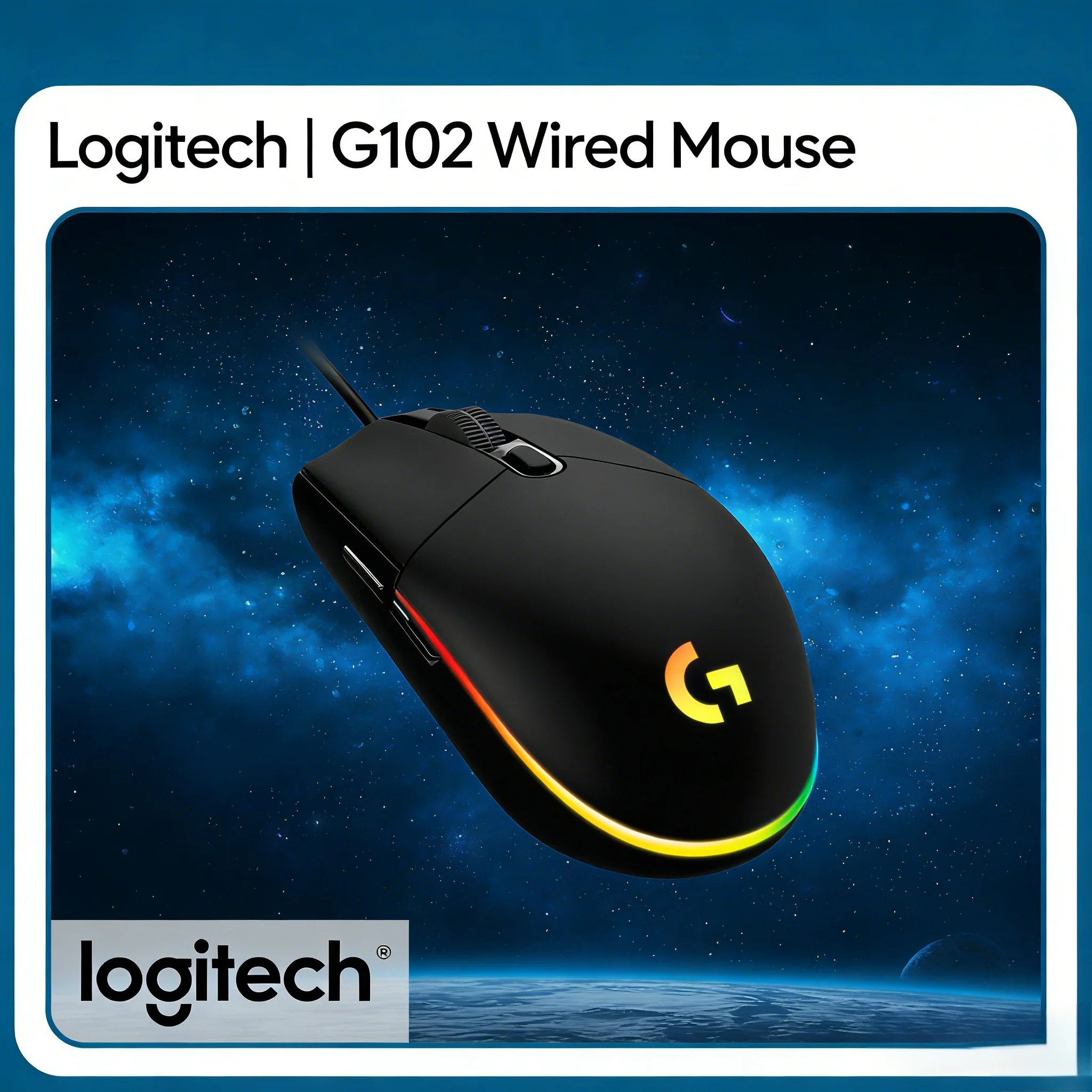 

Игровая мышь G102 по скидочной цене с программируемыми кнопками и возможностью настройки через ПО