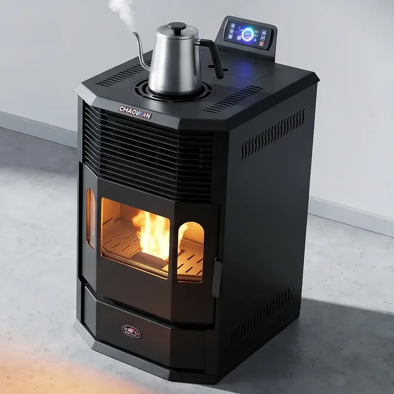 High Quality Modern Design Three-Side View Smart Fireplace for Home Use