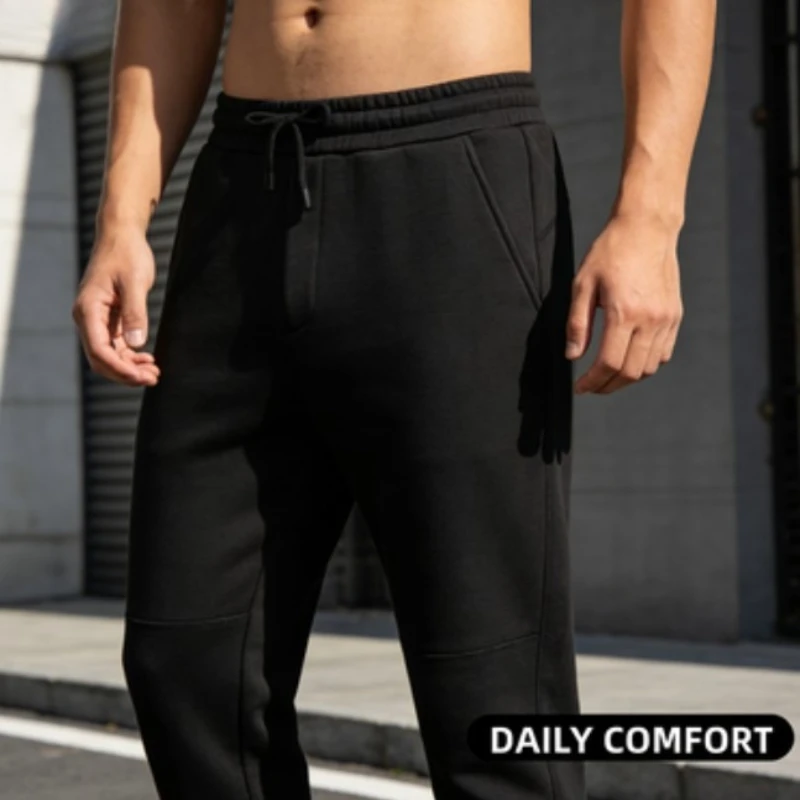 

Men & Women Quick Dry Casual Sweatpants, Elastic Cuffed Long Pants, Lightweight Fitness Jogging Trousers