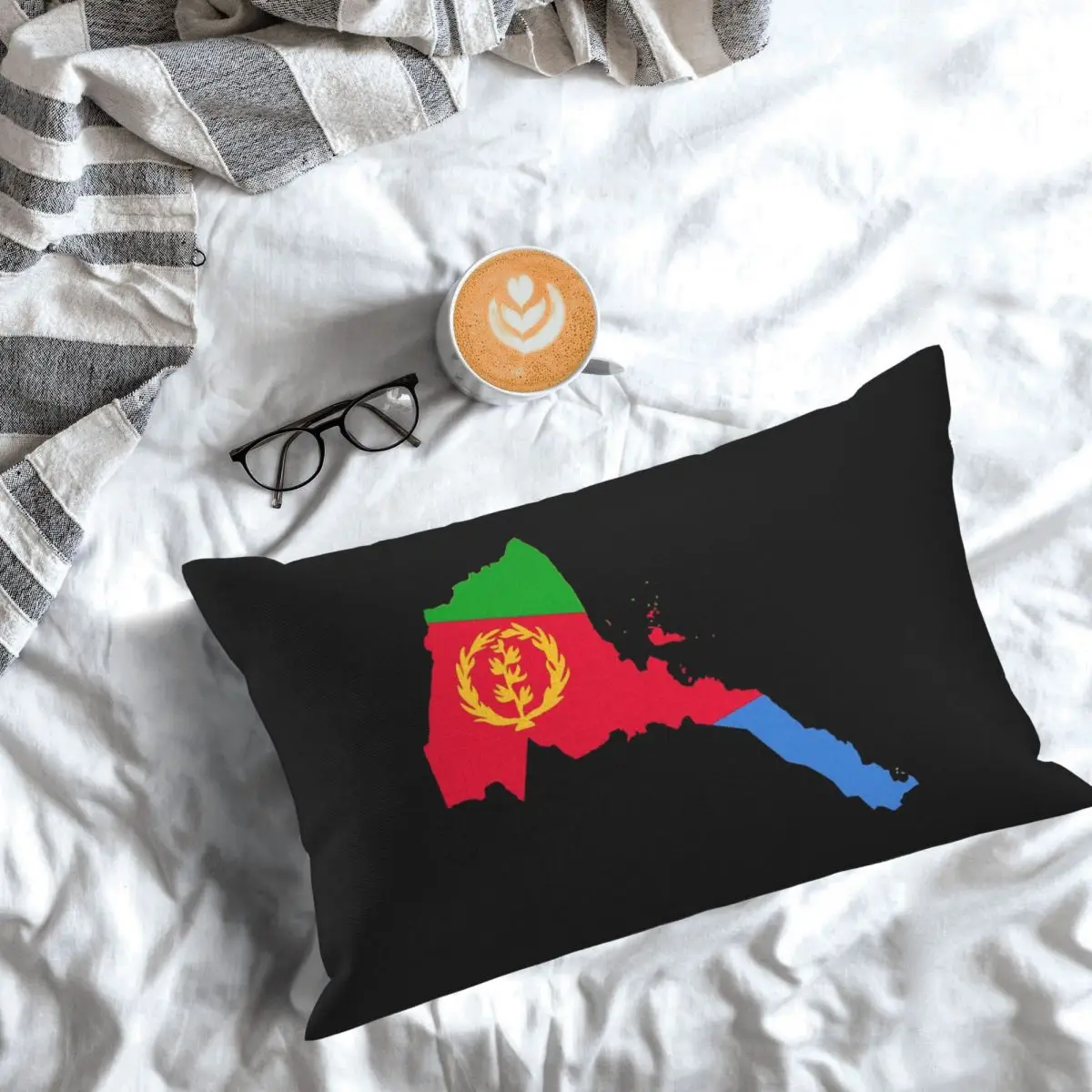Flag Of Eritrea Rectangle Pillowcase Cushion Cover Decorative Bedroom Bed Home Comfort Throw Pillow