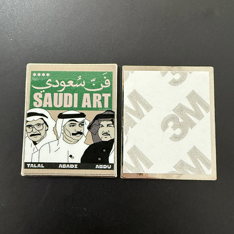 Saudi Arabia Mobile Phone 3M Sticker Badge Metal Pin Broooches Pins
