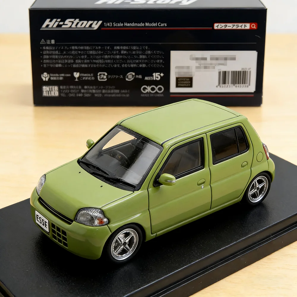

Hi-Story Brand 1:43 Resin Model Car DAIHATSU ESSE ECO 2006 Low Down Custom Simulation Vehicle Display Toy Collectible Gift