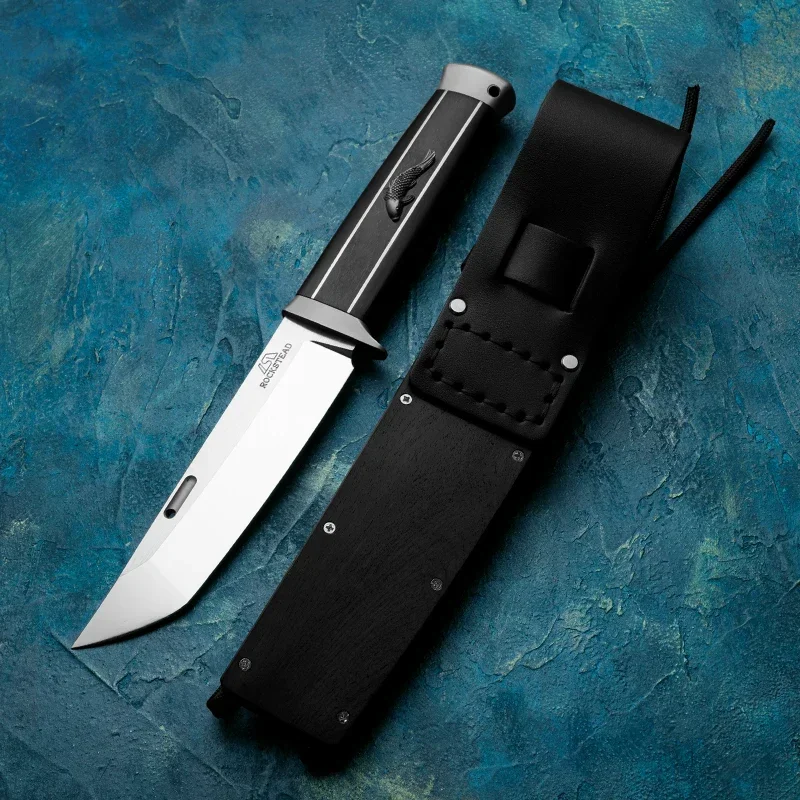 Premium ZDP-189 Steel Fixed Blade Knife for Outdoor Activities and Survival, Perfect Men's Gift