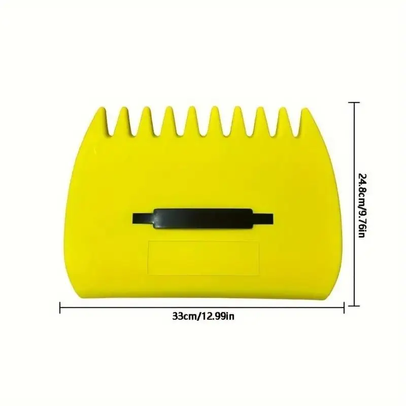 New Outdoor Garden Large Capacity Leaf Grabber Serrated Cleaning Tool Hand Rake Yard Leaf Cleaning Tools Handheld Gardening Rake