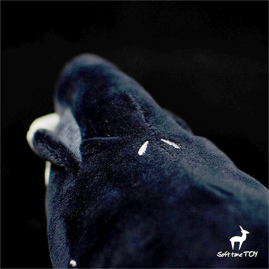 Bowhead Whale High Fidelity Anime Cute Plushie Humpback Right Whale Plush Toys Lifelike Animals Simulation Stuffed Doll Kawai