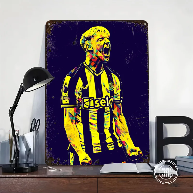 Anthony Gordon Poster Customized Vintage Metal Signs Wall Art Retro Tin Plaque for Decoration Bedroom Bar Accessories Decor Room