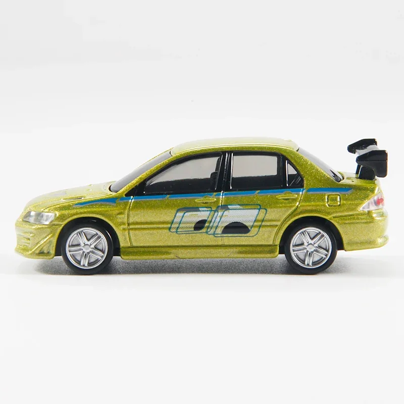 

TAKARA TOMY TOMICA model flagship edition of Fast & Furious 2 Mitsubishi EVO7 Sports car Children's Toy Boy holiday gift