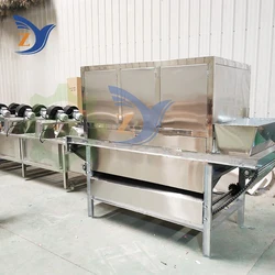 Onion Peeling Machine 500-600kg per hour Garlic Commercial Electric Large Automatic Chain Stainless Steel Pneumatic Processing