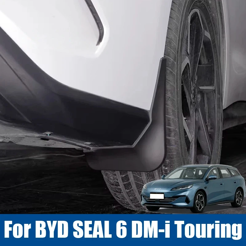For BYD SEAL 6 DM-i Touring 2025 2026 Car Mud Flaps Mudguards Splash Guards Front Rear Wheel Fender Modification Accessories