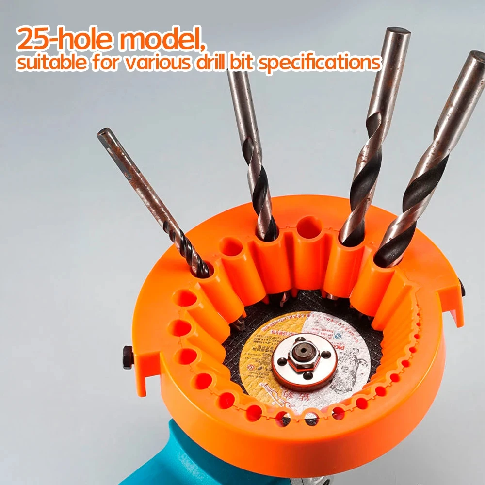 

2–13mm Drill Bit Sharpener Attachment for Angle Grinders – Manual HSS&Masonry Bit Grinding Tool Universal Adapter for DIY Sha