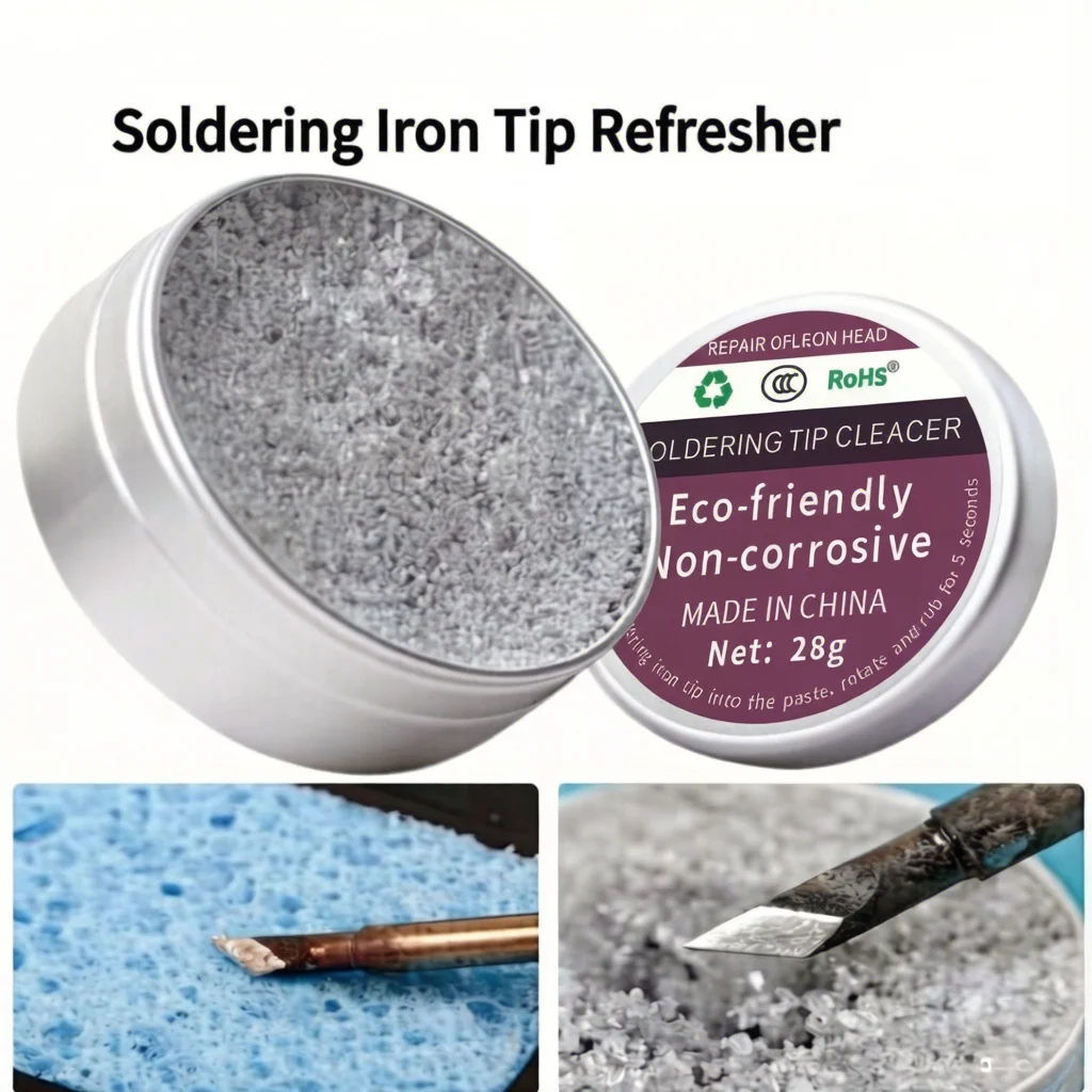 28g Soldering Iron Tip Refresher Non-stick Tin Solder Cream Clean Paste Oxide Solder Iron Tip Refresh Tip Tinner Activator