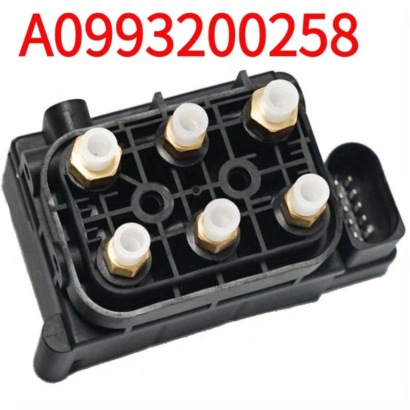 

1 шт. OEM: A0993200258 Блок электромагнитных клапанов пневмоподвески для Mercedes-Benz E-класса W213 с 2016 года, GLC-класса X253 с 2016 года.