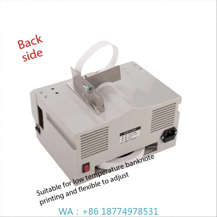 v  Money Tying Machine Cash PackerIntelligent Banknote Binder Bundling Machine Paper Currency Strapping Machine