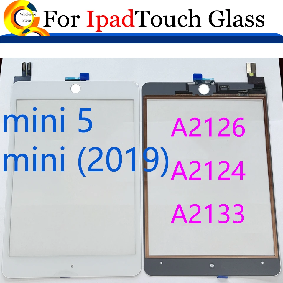 

10Pcs\Lot For Apple iPad mini 5 TA2126 A2124 A2133 Touch Screen Digitizer Sensor Panel For iPad mini (2019) Tablet Sensor