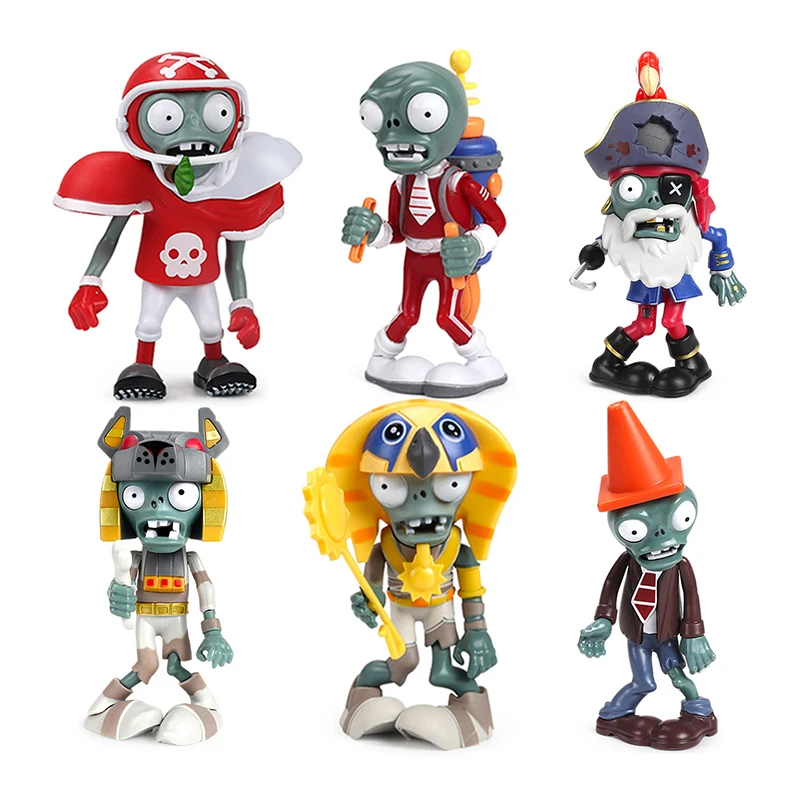 النباتات مقابل الكسالى اللعب الدمى Gargantuar القراصنة دلو Conehead Zomboss Buckethead زومبي Conehead زومبي ديف هدايا عيد الميلاد