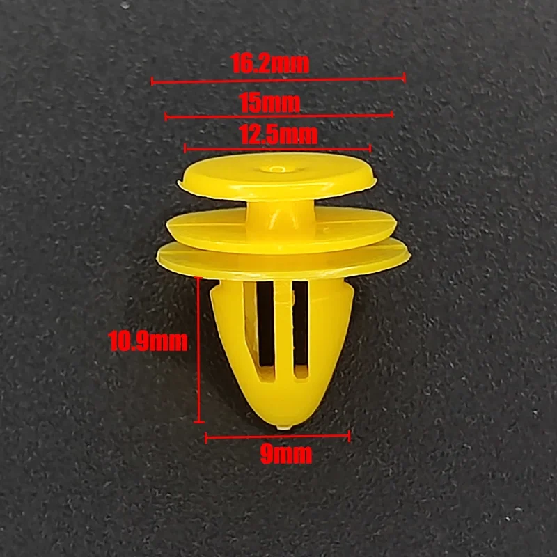 Door Trim Panel Retainer Clips Fastener Rivets for Nissan Hyundai Accent Qashqai J10 Infiniti Car-styling Accessories 9mm Hole