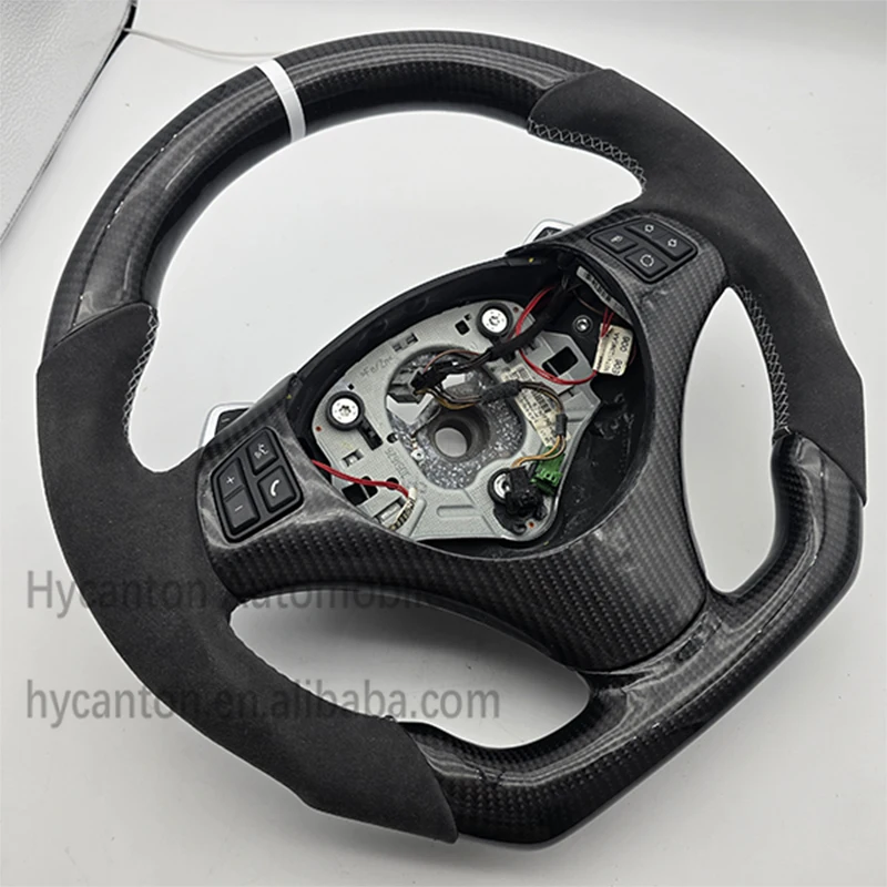 For Unique Design New Popularity Car Steering Wheel  m Sport White Stripe With Paste for BMW E90 Car Steering Wheel