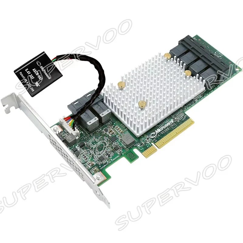 

SmartRAID 3154-24i 12 Гбит/с SFF-8643 PCIe Gen3 X8 SAS SATA 24 Внутренние порты 4 ГБ кэш-адаптер SmartRAID 2294700-R Оригинал