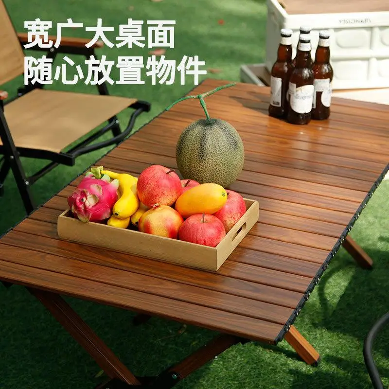 Enjoy Outdoor Folding Table Floor Stall Portable Egg Roll Table Camping Barbecue Picnic Aluminum Alloy  Manufacturer