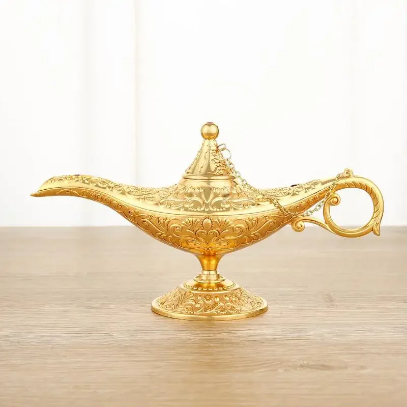

Magic Lamp Aladdin Ornaments Craft Wish Creative Lamp Retro Russian Home Decoration