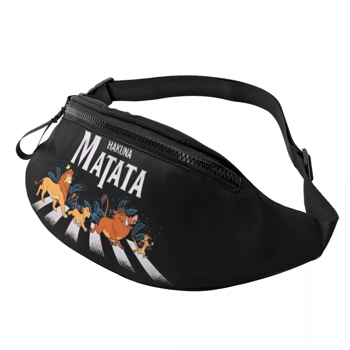 

Custom The Lion King Fanny Pack for Women Men Fashion Crossbody Waist Bag Traveling Phone Money Pouch