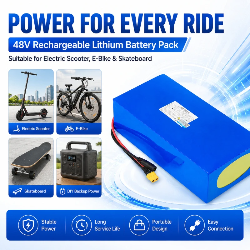 18650 48V 13S6P 20000mAh Battery Pack Lithium Battery Scooter  Electric  Vehicle Cycle Times 900  Times Battery  Pack