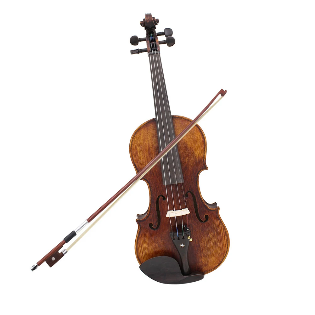 Violin Bow 4/4 Full Size Fiddle Bows Well Balanced Bow With Horsehair Arbor For Professional Player Beginner