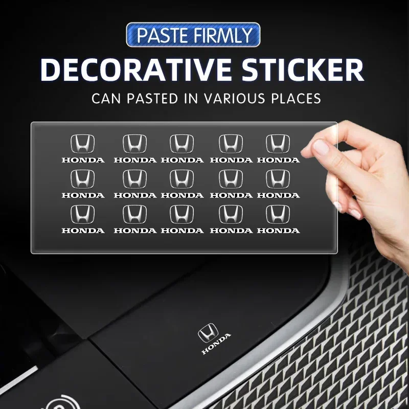 ملصق السيارة الداخلي شارات التحكم المركزي شعار شارة التصميم لهوندا سيفيك أكورد CRV HRV صالح جاز سيتي أوديسي اليشم فيزيل #1