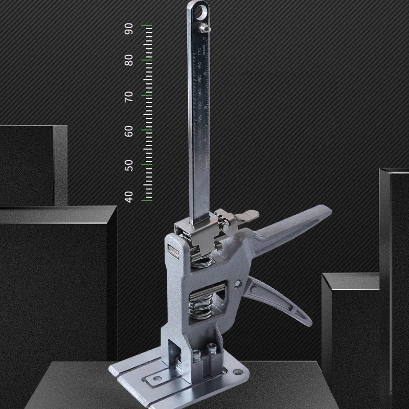 Labor Saving Arm Jack 2 Pack Stainless Steel Furniture Lifter Tool Hand Lifting Jack Tool Wall Tile Locator Door Panel Lifting