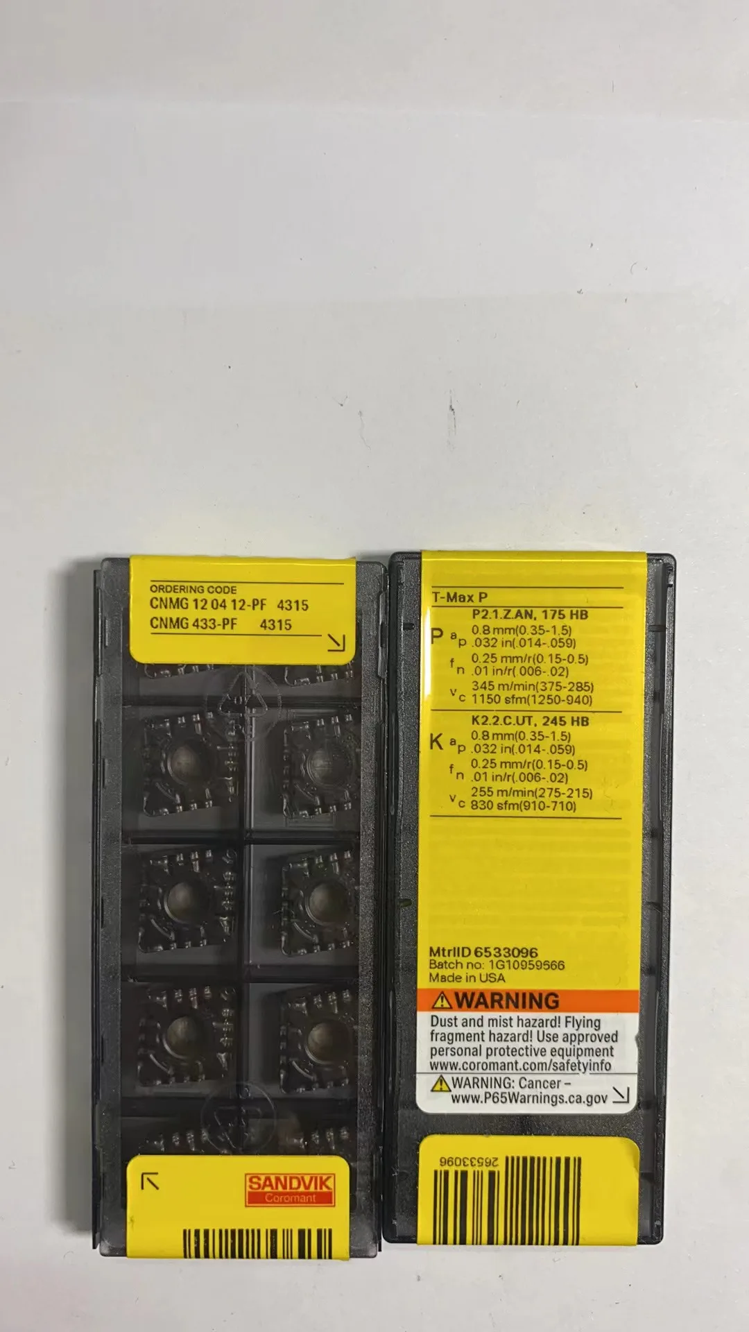 

CNC blade CNMG120412-PF 4315 4325 original genuine brand new unopened, clearance special price limited quantity