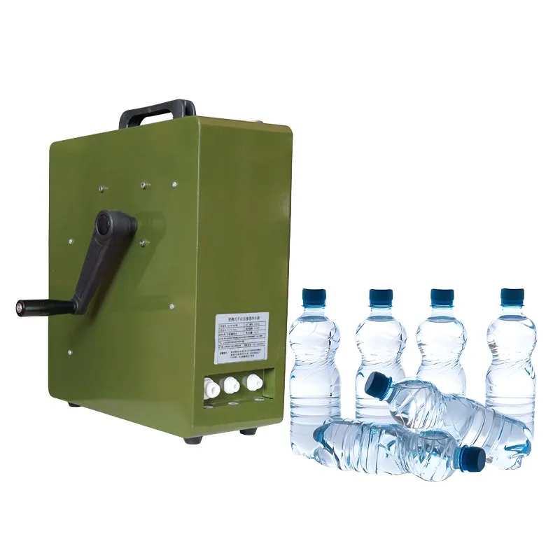 Outdoor emergency manual reverse osmosis water purifier portable mini electroless vehicle water treatment and purification