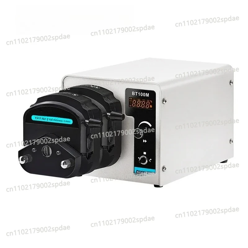 Bt100m-yz1515x peristaltic pump 220v ac adjustable speed quantitative tool flow range 0.0015-380ml/min