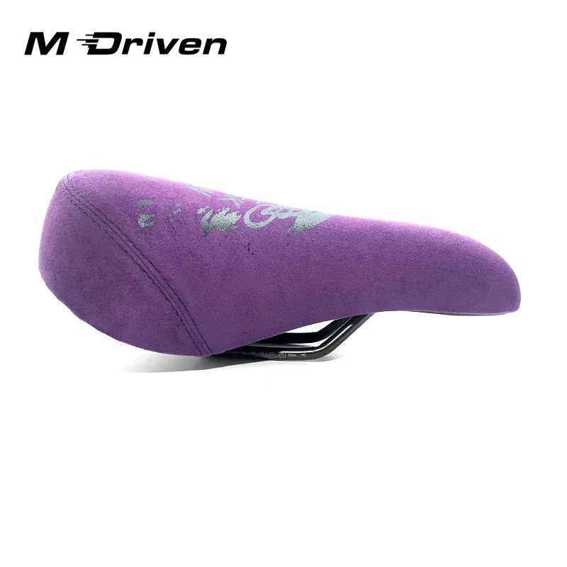 M Driven Purple Bicycle Saddle BMX Saddle Soft Mountain Bike Seat Bike Saddle