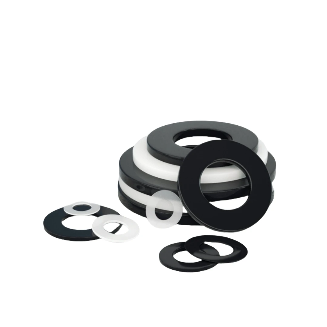 WZHUIDA M2 M2.5 M3 M4 M5 M6 M8 M10 M12 Black White Plastic Nylon Flat Washer Plane Spacer Insulation Gasket Ring For Screw Bolt