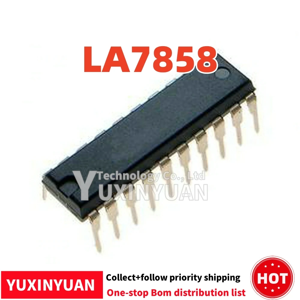 1PCS LA7858 DIP22  IC IN STOCK  100%good YUXINYUAN