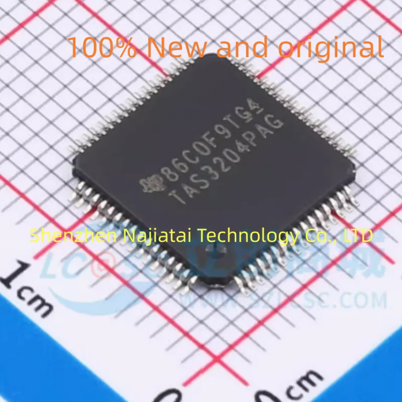 

5pcs/Lot 100% New and Original TAS3204PAGR TAS3204PAG TAS3204 QFP64 IC