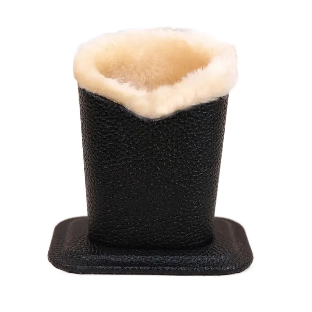 PU Leather Eyeglass Holder Soft Lining Large Capacity Eyeglass Stand Display Save Space Brush Pot Pen Holder Eyewear Container