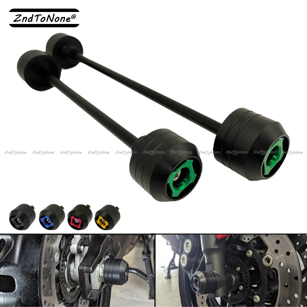

Front Rear Axle Sliders Crash Protector For KAWASAKI ZX6R 2019 2020 2021 2022 2023 ZX-6R Ninja Motorcycle Wheel Fork Guard Pads