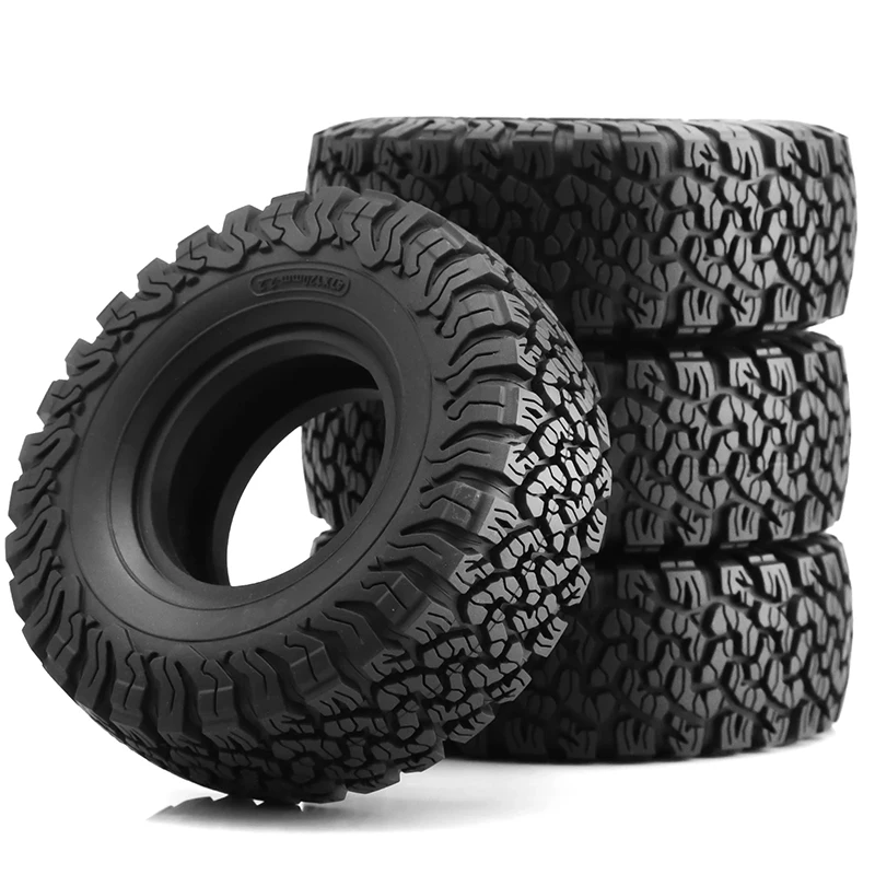 

RC Car Tire 120*47mm 4PCS 2.2" Rubber Mud Wheel Tires for 1/10 RC Crawler Car Axial SCX10 SCX10 III AXI03007 TRX4 Redcat Gen8