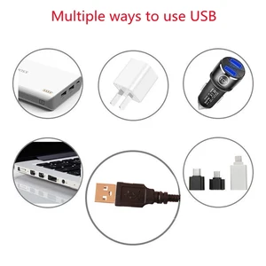 USB angetriebener Sternenhimmel -LED -Nachtlicht, Galaxy Star Projector -Lampe zum Autodach, Schlafzimmer Deckendekoration, Stecker und Spiel, Romantik, 5V 8 Hauptverkaufsprojektor Samsung Portatil - №8