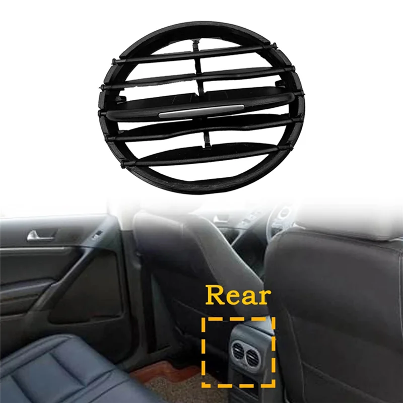 Abgg-painel de instrumentos de ar condicionado para tiguan 10-17 instrumento saída de mesa tuyere a/c ventilação de ar acessórios dobráveis 2pc