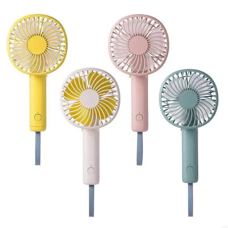 J1HF Cooling Fan Portable Handheld Fan Gift for Men Women Rechargeable