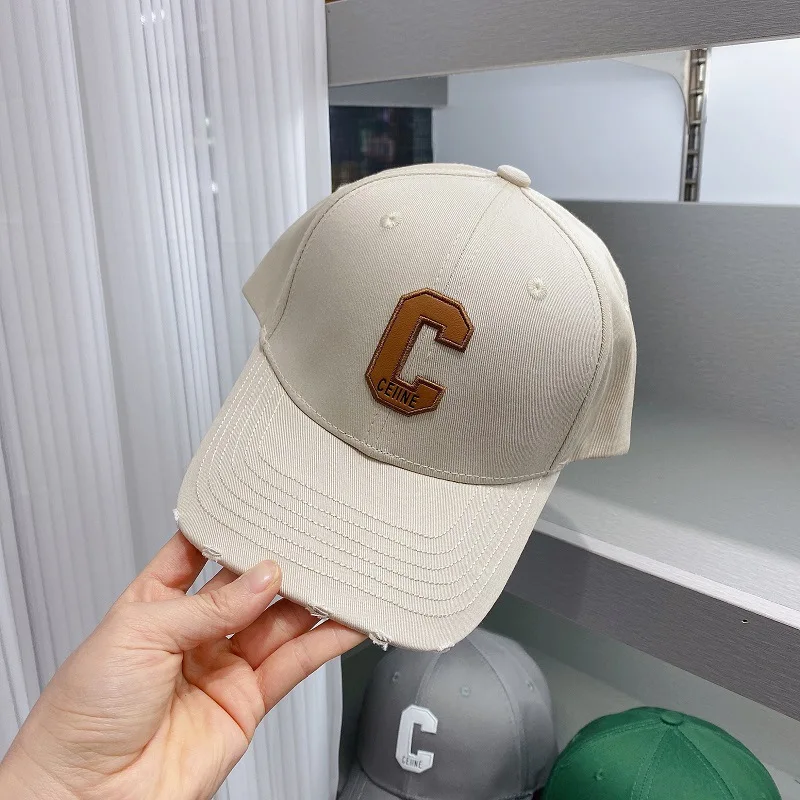 South Korea\'s Dongdaemun new C letter baseball cap ins female Korean version of the fashion trendy brand peaked cap face cap