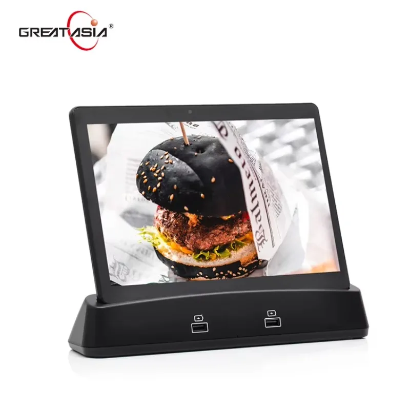 2026 Restaurant WiFi Tablet Pos 10.1 Inch Pos Tablet Android With Magnetic Charging Stand